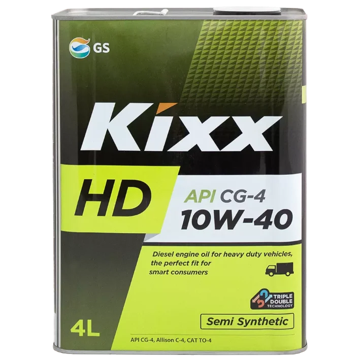 Kixx  HD CG-4 10W-40 полусинтетическое 4л