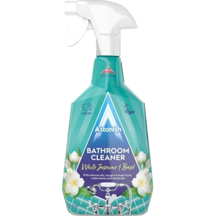 Astonish  Универсальный очиститель для ванной комнаты White Jasmine & Basil  750 мл