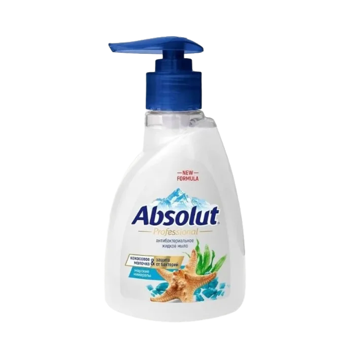 Мыло туалетное жидкое “ABSOLUT” Professional морские минералы 250гр