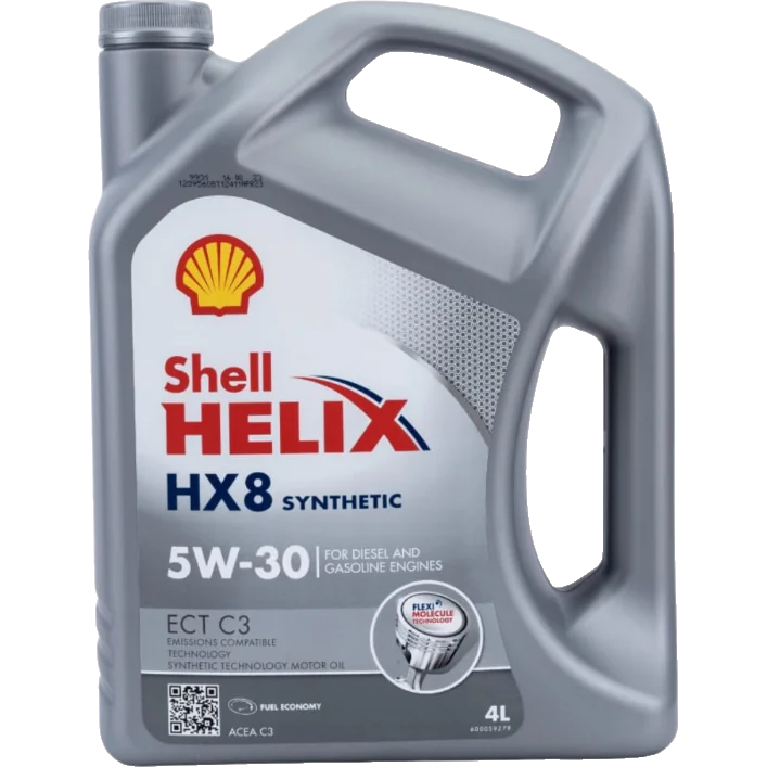 SHELL Масло моторное синтетическое HX8 ECT 5W30 4л