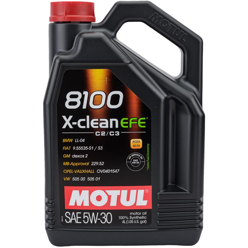 Motul 8100 X-clean EFE Масло моторное синтетическое 5W30 4л