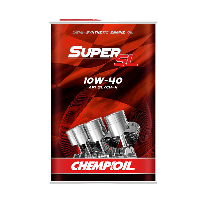 CHEMPIOIL Моторное масло полусинтетическое Super SL 10W-40 A3; B4/SL; CH-4, 1л