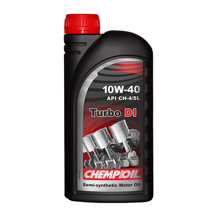 CHEMPIOIL Полусинтетическое моторное масло Turbo DI 10W-40 A3; B3/SL; CH-4, 1л