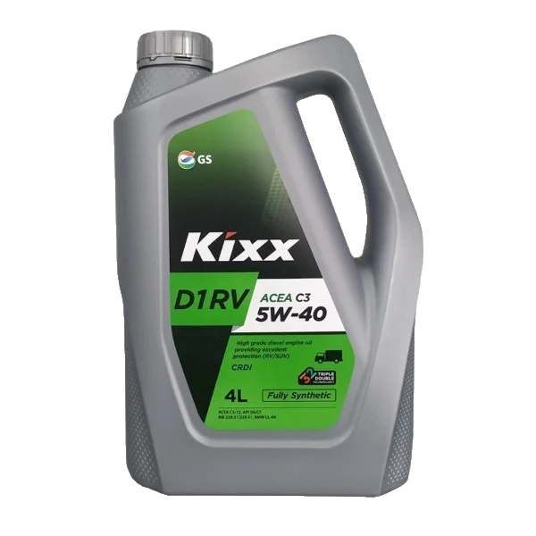 Kixx масло моторное D1 (SUV) 5W-40 (RV 5W-40 C3, SN) 4л