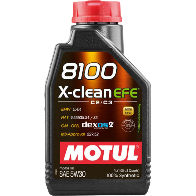 Motul 8100 X-clean EFE Масло моторное синтетическое 5W30 VN 1л