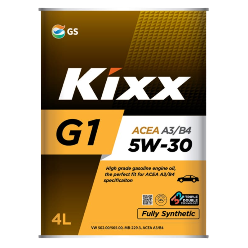 Kixx Масло моторное синтетическое G1 A3/B4 5W-30 4л