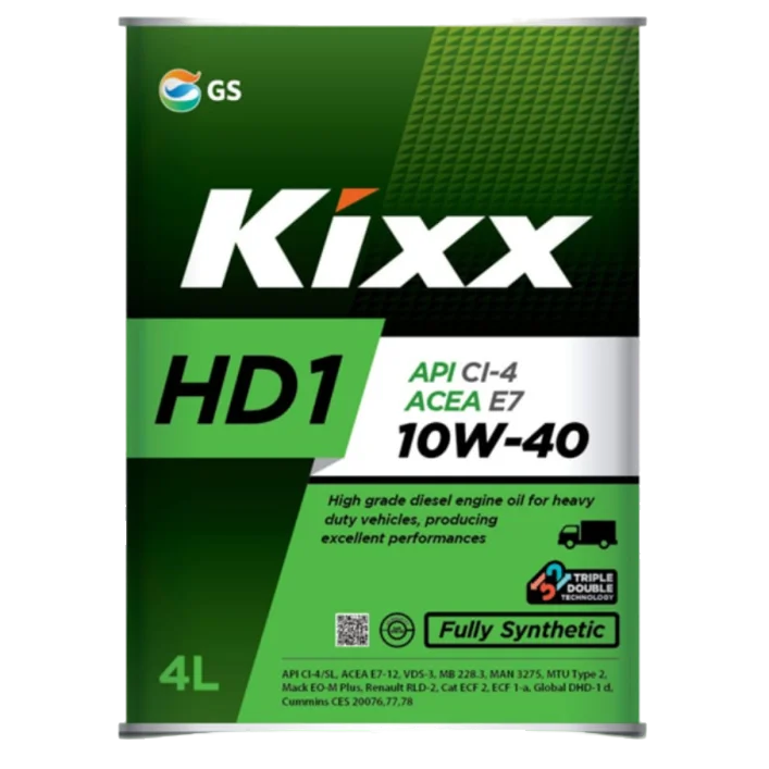 Kixx масло моторное синтетическое HD1 (D1) 10W-40 (CI-4/SL 10W-40) 4л