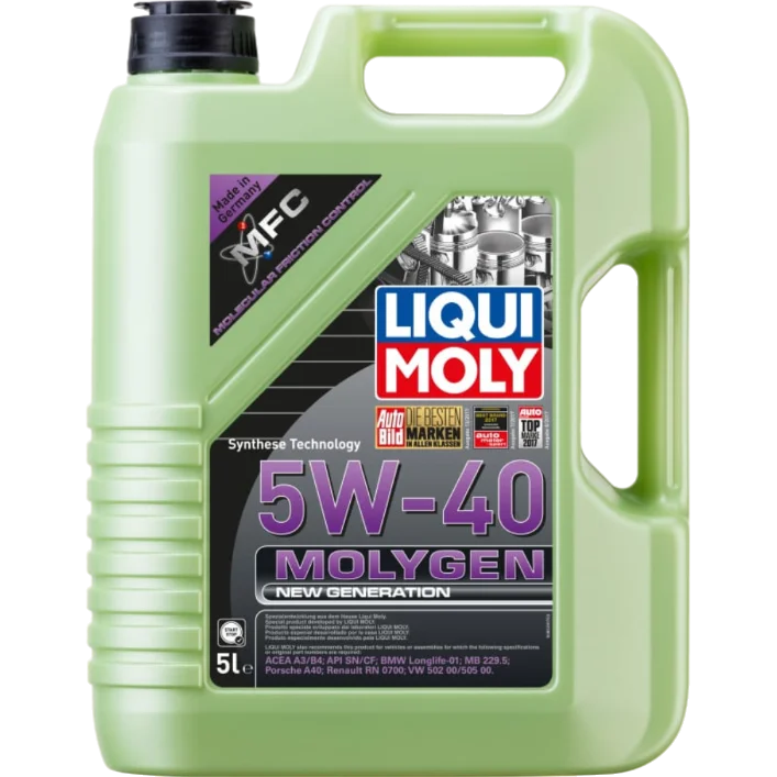 LM масло моторное синтетическое MOLYGEN HC 5W40 5л