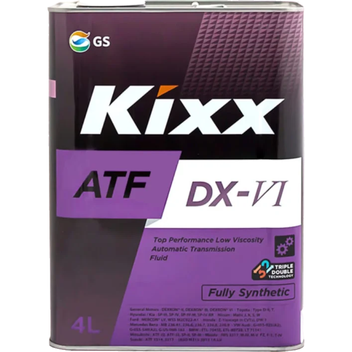 Kixx масло трансмиссионное ATF DX-VI 4л