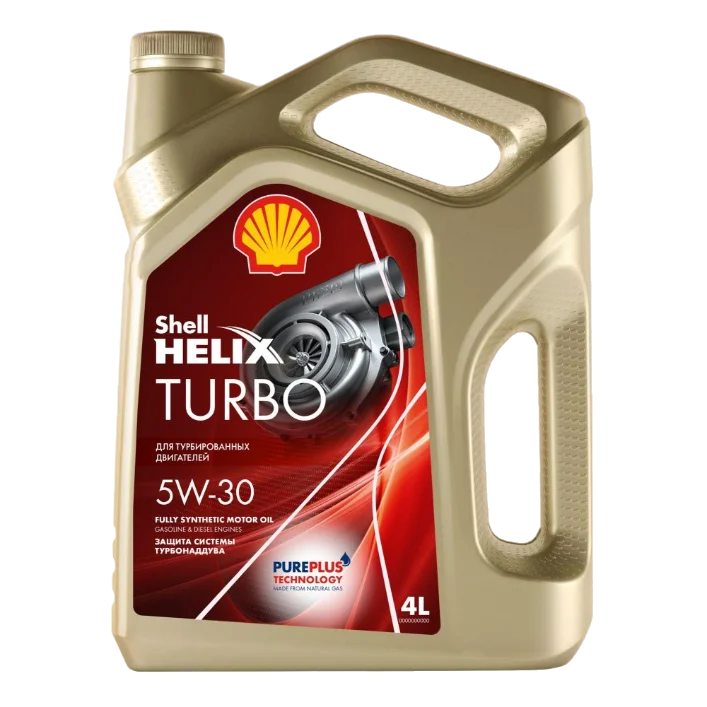 SHELL Масло моторное синтетическое Helix Turbo 5W30 4л