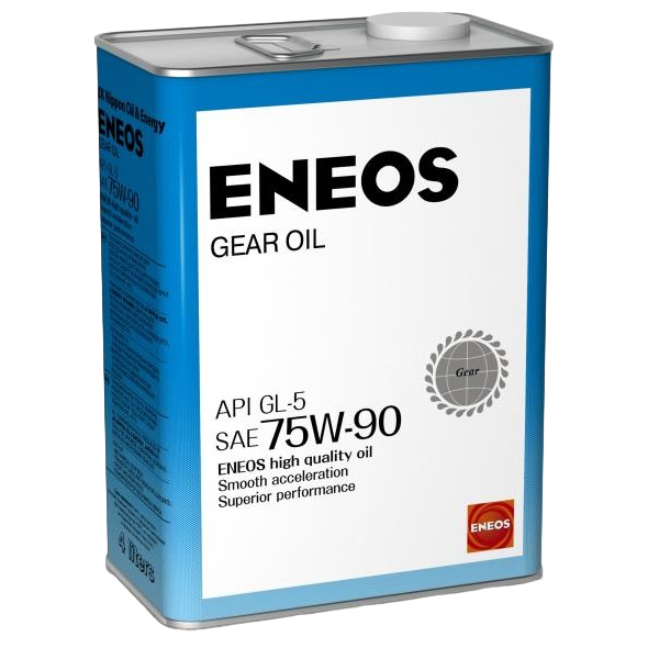 ENEOS Трансмиссионное масло GEAR 75W-90 GL-5, 4л