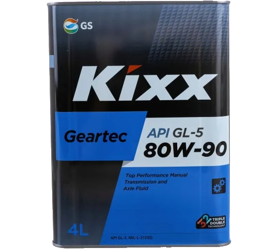 Kixx масло трансмиссионное Geartec GL-5 80W-90 4л