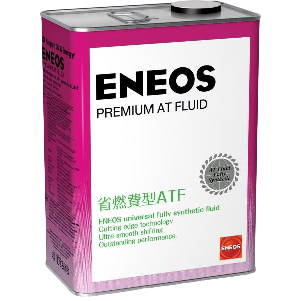 ENEOS Трансмиссионное масло для АКПП Premium AT FLUID, 4л