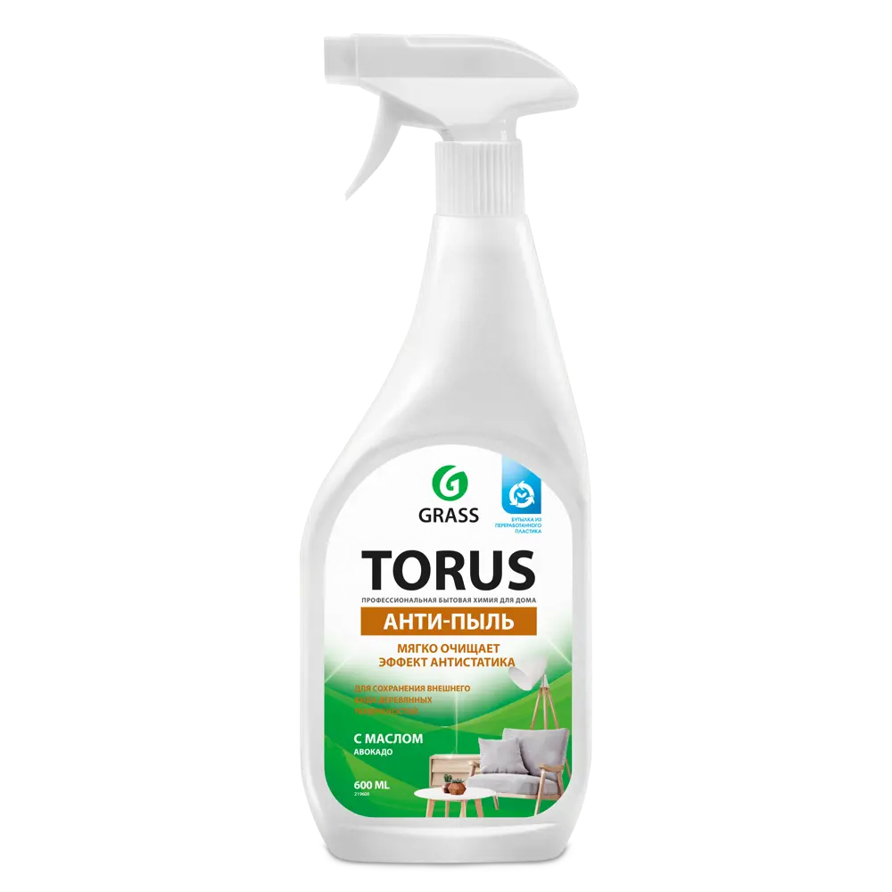 GraSS Очиститель-полироль для мебели “TORUS” триггер 0,6л