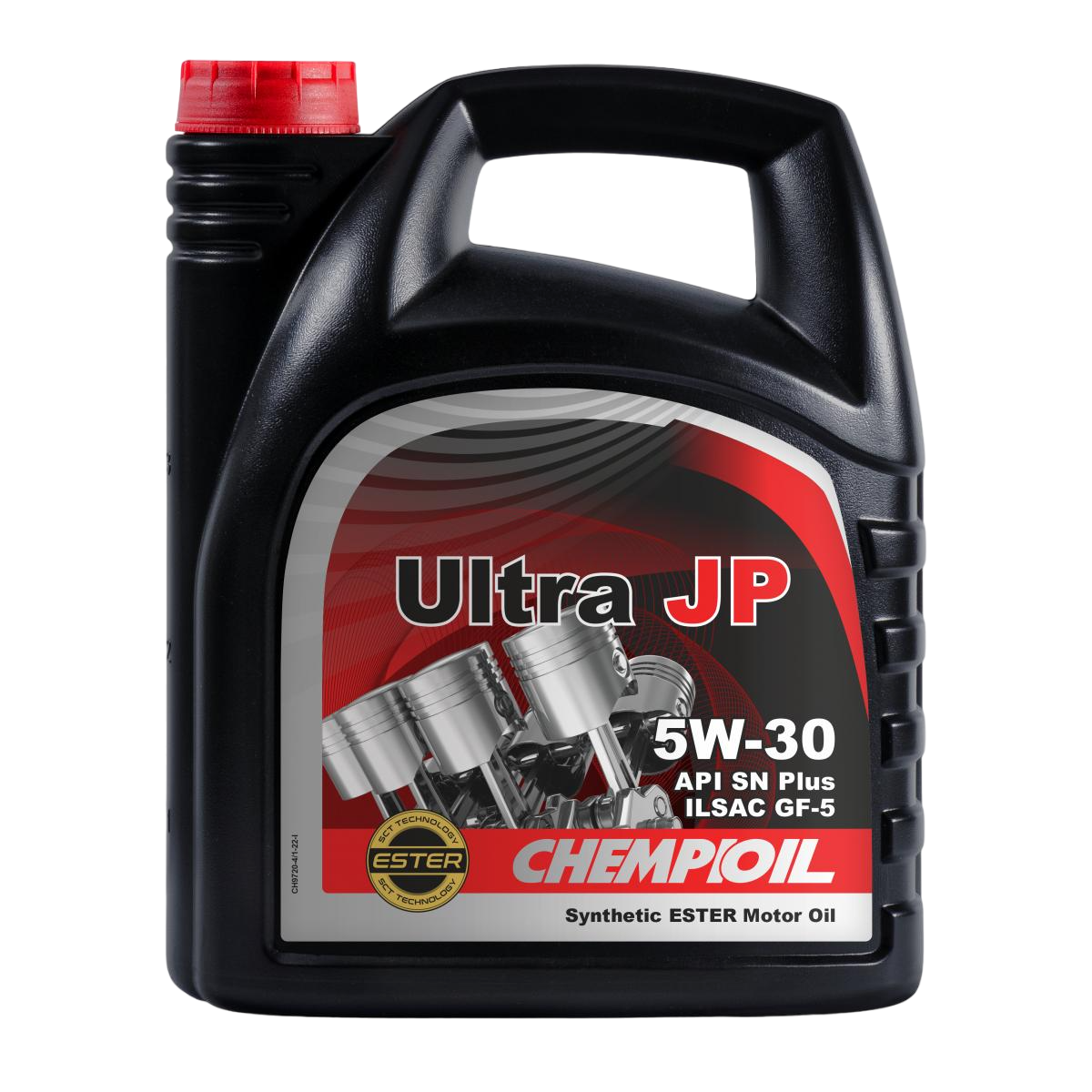 CHEMPIOIL Синтетическое моторное масло Ultra JP 5W-30 SN+, ILSAC GF-5, 4л