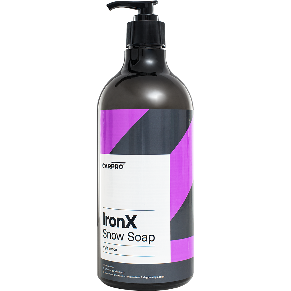 CarPro Шампунь-очиститель металлических вкраплений IronX Snow Soap 1л