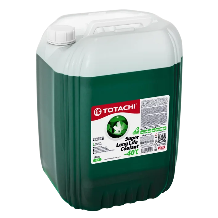 TOTACHI SUPER LONG LIFE COOLANT зеленый -40С 20л