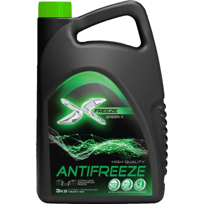 Антифриз X-FREEZE Green 3кг