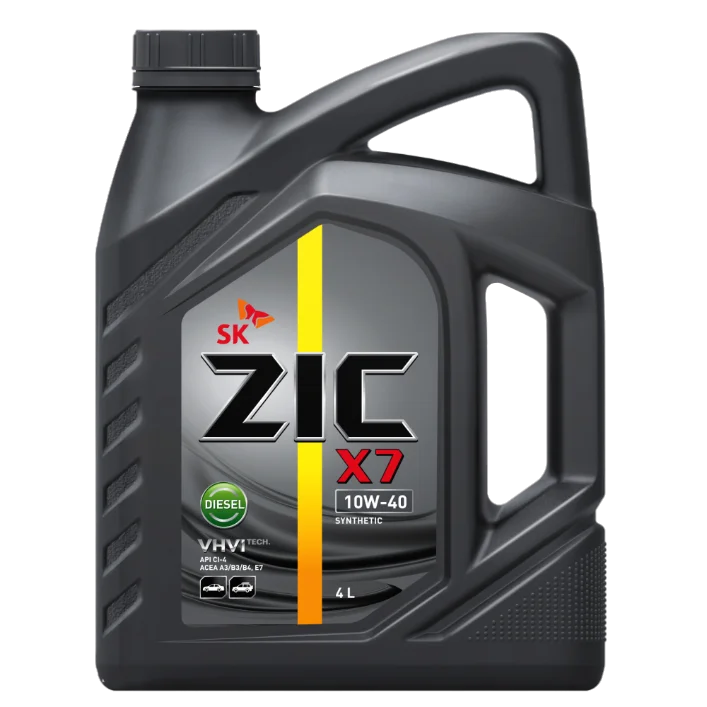 ZIC масло моторное X7 10w-40 DIESEL синтетическое 4л