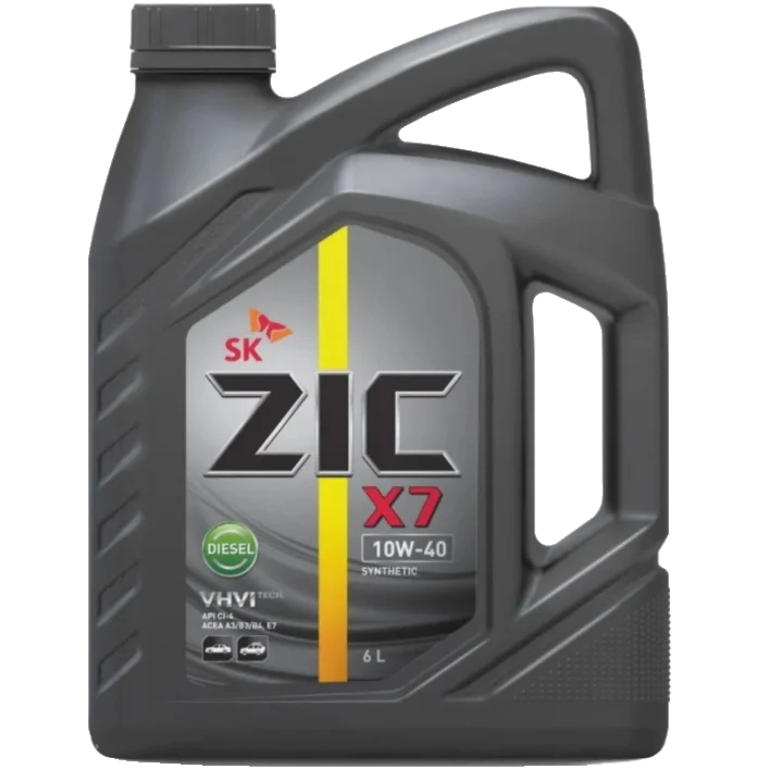 ZIC масло моторное X7 10w40 DIESEL синтетическое 6л
