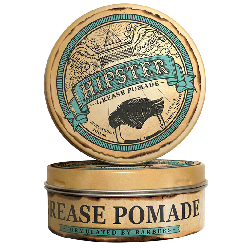 HIPSTER Бриолиновая укладка средней фиксации GREASE POMADE Medium hold 100мл