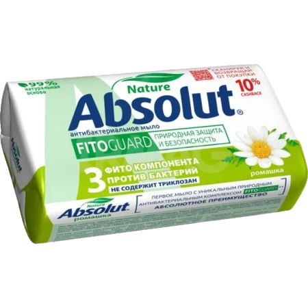 Мыло туалетное твердое “ABSOLUT” FitoGuard ромашка 90г