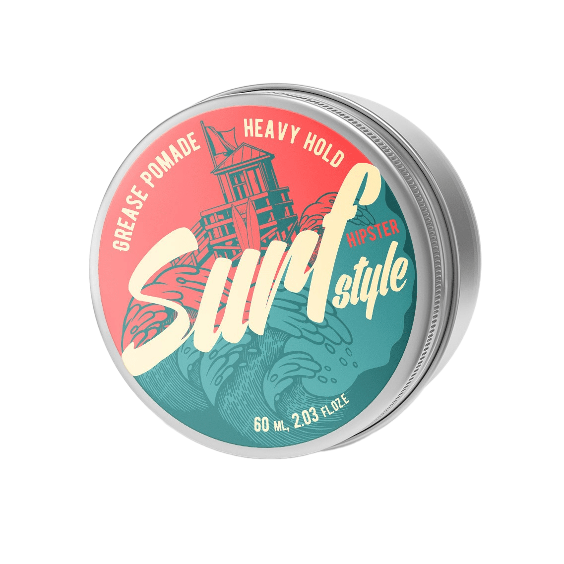 HIPSTER Бриолиновая укладка средн.фикс./естеств.блеск 60 мл GREASE POMADE (Heavy hold)