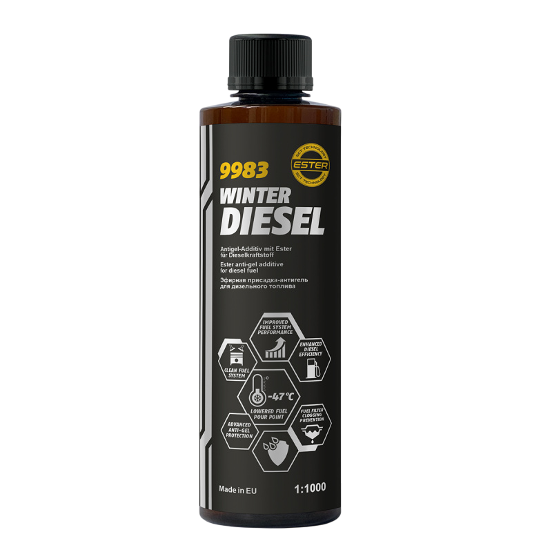 MANNOL 9983 Winter Diesel Зимний антигель для дизельного топлива 250мл