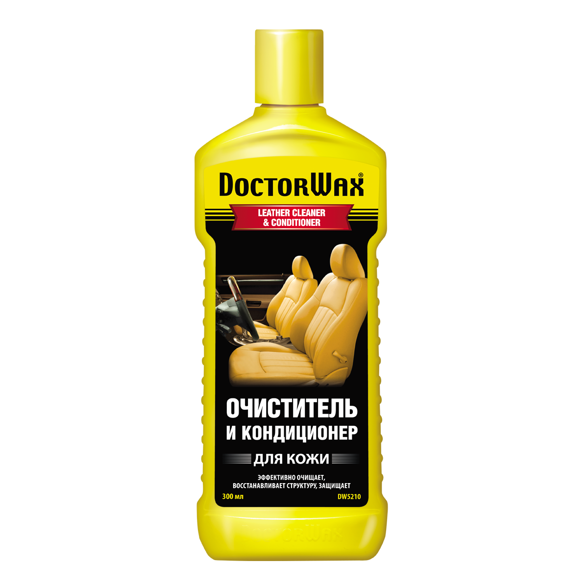 Doctor Wax Leather Cleaner& Conditioner Очиститель кондиционер для кожи 300мл