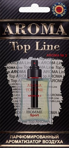 Ароматизатор спрей №3 Dior homme sport (муж) AROMA Top Line