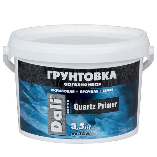 Грунт DALI-DECOR QUARTZ PRIMER адгезионная акрил 3,5 кг Рогнеда