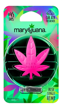 Ароматизатор на дефлектор HEMP (Китайский клен) Pink Mary&Juana Clip