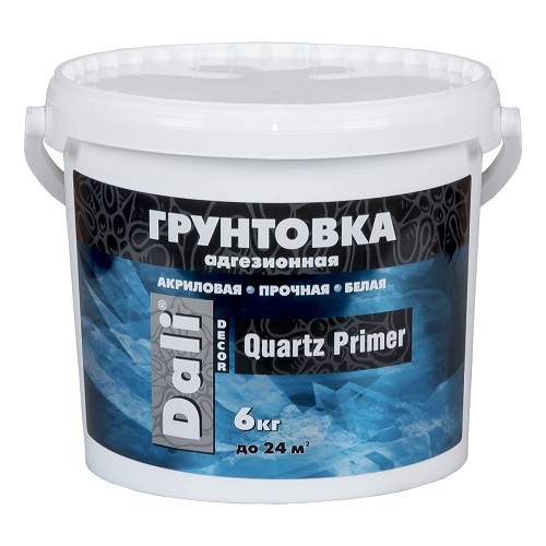 Грунт DALI-DECOR QUARTZ PRIMER адгезионная акрил 6 кг Рогнеда