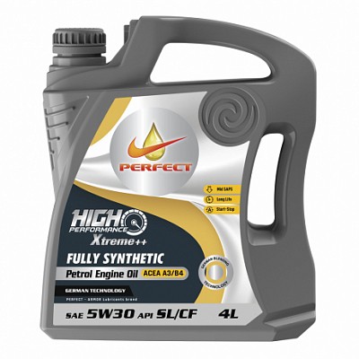 PERFECT Xtreme++ Fully synthetic Масло моторное синтетическое API SL/CF A3/B4 5W30 4л