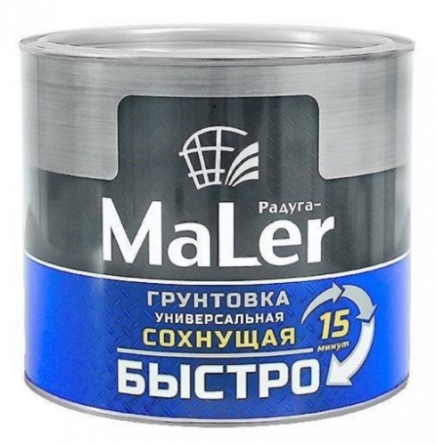 Грунт Радуга Maler универсальный б/сохн., белый 1,9 кг