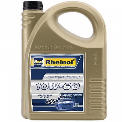 SWD Rheinol Масло моторное синтетическое Synergie Racing 10W-60 4л