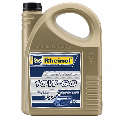 SWD Rheinol Масло моторное синтетическое Synergie Racing 10W-60 5л