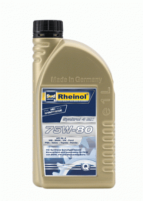 SWD Rheinol Масло трансмиссионное полусинтетическое Synkrol 4 GL-4 MX 75W-80 1л