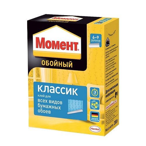 Клей обойный МОМЕНТ КЛАССИК 200гр