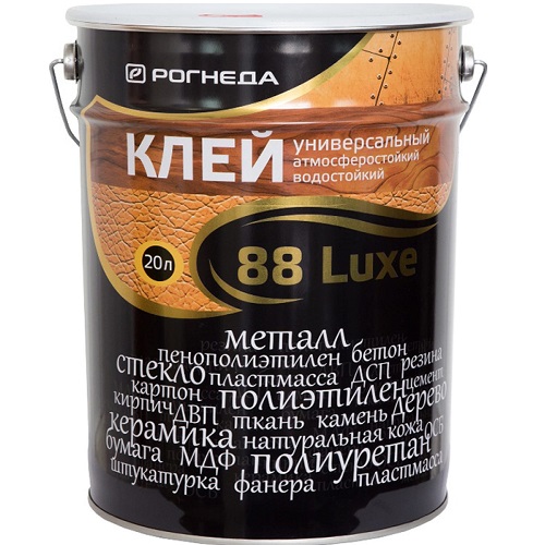 Клей 88-Luxe универсальный водостойкий 20л, Рогнеда