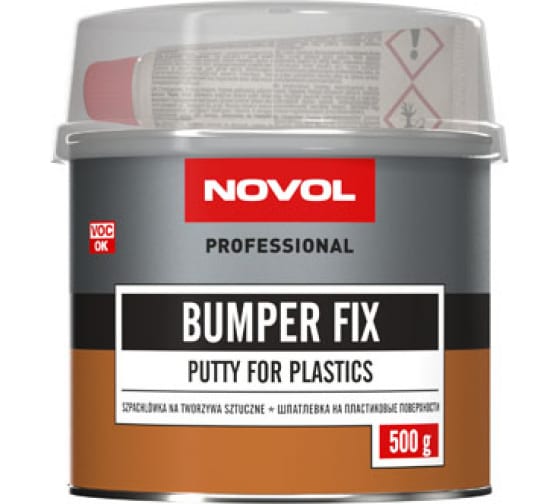 Novol Шпатлевка 2К «Bumper fix»для пластика (0,5кг)