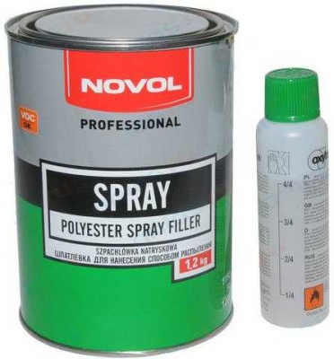 Novol Шпат.полиэф.»Spray» жидкая (1,2кг)