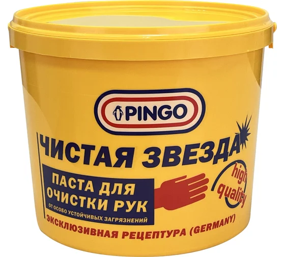 Паста для очистки рук “Чистая звезда” Pingo //5л.