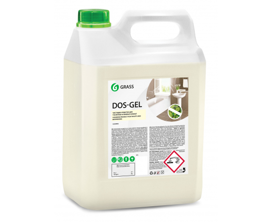 GraSS: DOS-GEL Дезинфицирующий чистящий гель 5л.(4шт.кор), шт