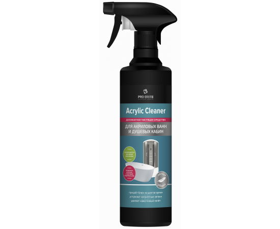 Pro-Brite: Acrylic Cleaner,0,5мл/12шт Гель для чистки акриловых ванн, готовый к применению препа, шт