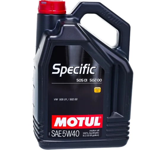 MOTUL SPECIFIC VW 502.00/505.00/505.01 5W40 (5л) синтетическое моторное масло