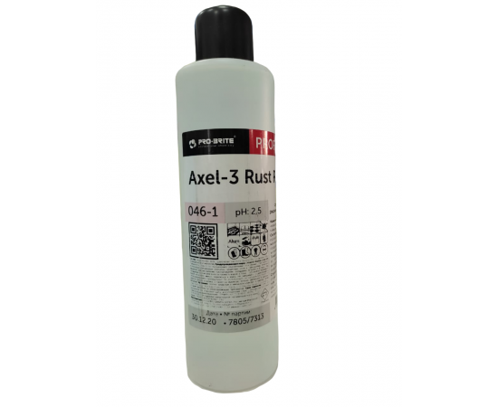 Pro-Brite: Axel-3 Rust Remover 1л/10шт Средство против пятен ржавчины, марганцовки и крови, шт