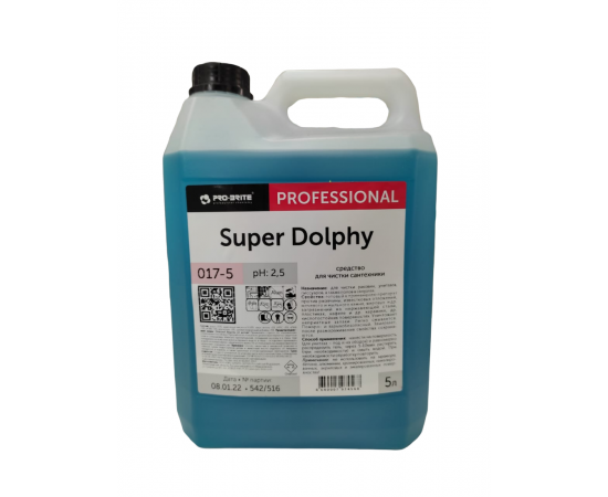 Pro-Brite: Super Dolphy 5л/4шт Средство для чистки сантехники , шт