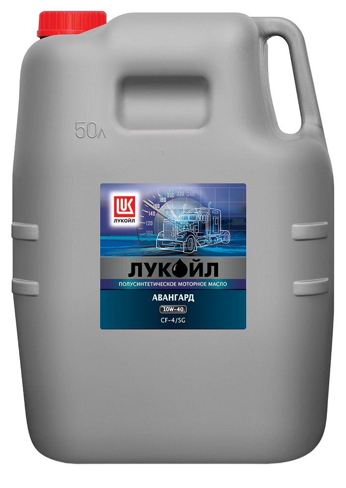 Масло моторное полусинтетическое ЛУКОЙЛ Авангард SAE 10W40 API СF-4/SG 50л