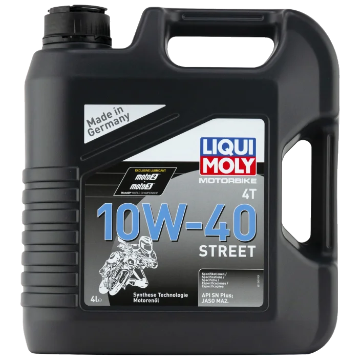 Масло моторное синтетическое LIQUI MOLY 4 Takt Motorbike Street 10w40 SN Plus MA2 4л